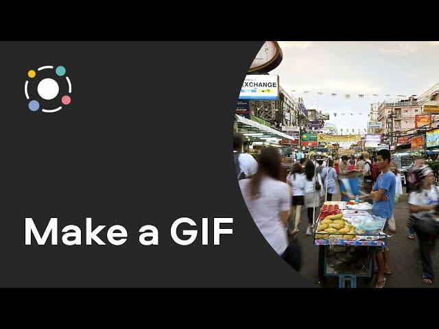 How to convert a video to a GIF animation | video conversion (Tutorial 2022)