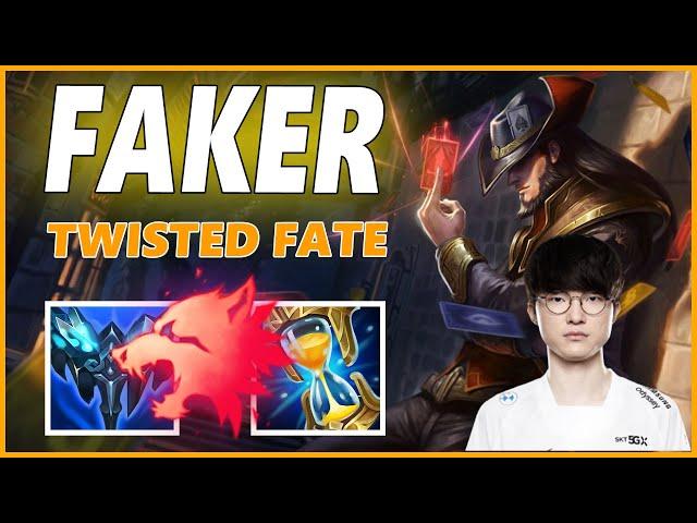 FAKER TWISTED FATE MID GAMEPLAYSEASON 12 LEAGUE OF LEGENDS