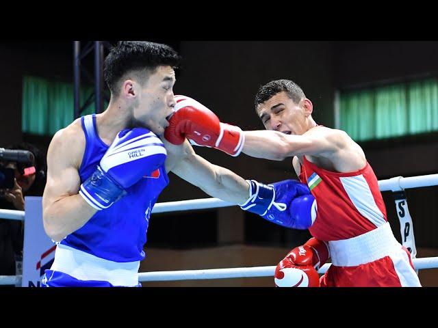 Asilbek Jalilov (UZB) vs. Davaadorj Lkhagvadorj (MGL) Asian Boxing Championships 2024 (51kg)