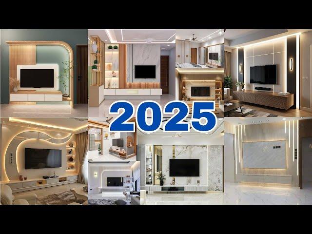 200 Modern Living Room TV Unit Designs for 2025 | Stunning Wall Decor & TV Stand Ideas