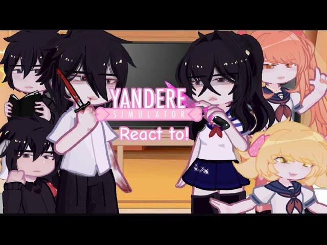 ꒰YANDERE SIMULATOR꒱react to Ayano themselves +Ayato🩸//gl2/yansim