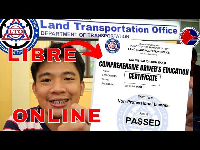 LTO CDE CERTIFICATE (FREE ONLINE) | BAGONG REQT SA RENEWAL NG DRIVER'S LICENSE | 10 YRS VALIDITY DL