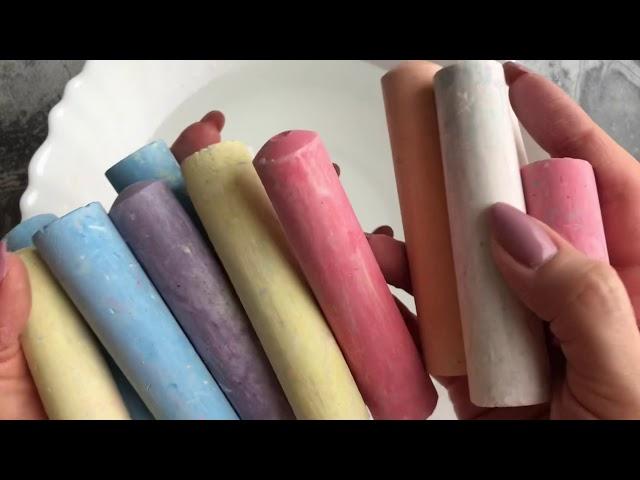 ASMR/CHALK/РЕЖУ МЕЛ