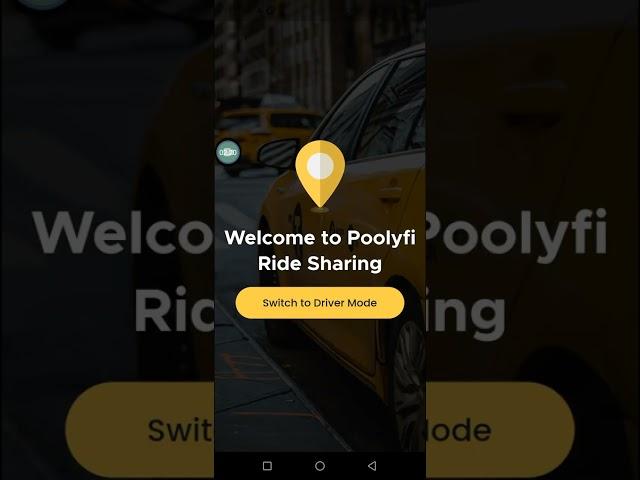 Flutter Ride Sharing App