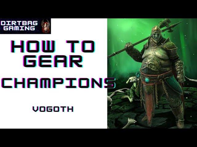 HOW TO GEAR VOGOTH | Best PVP Punching Bag | Raid Shadow Legends Gear Guide