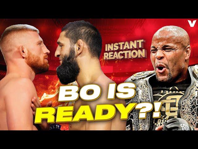 Daniel Cormier REACTS to Bo Nickal calling out Khamzat Chimaev's wrestling, future UFC title matchup