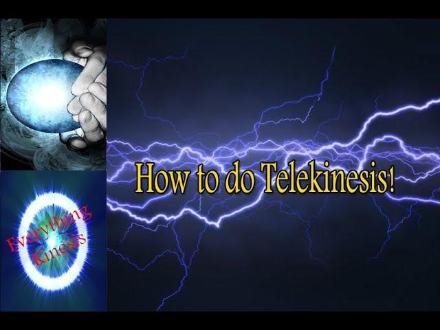 How to do Telekinesis for beginners (REAL)