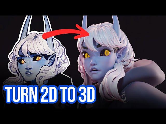 How I create stylized 3D characters in Blender & Zbrush