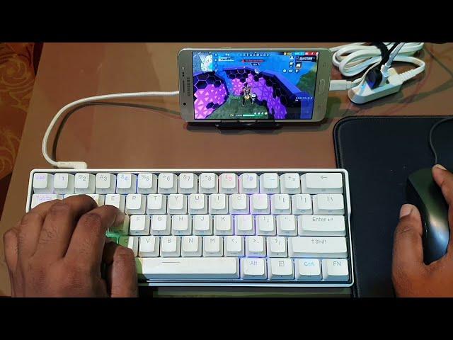 keyboard mouse on mobile || play free fire with keyboard and mouse in mobile