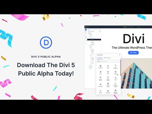  Download The Divi 5 Public Alpha Today!