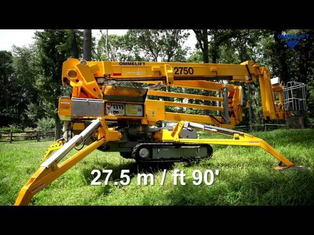 Ommelift 2750 RXJ Tracked tree work