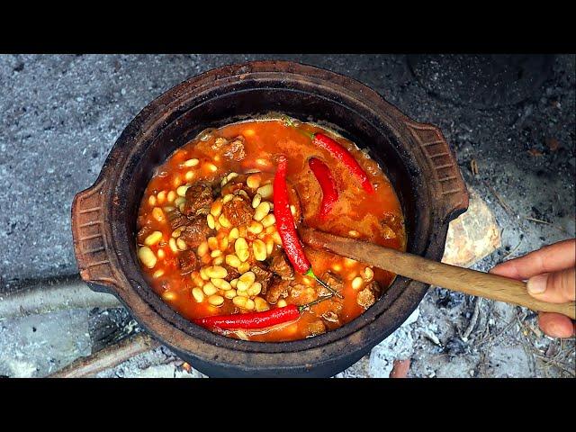 Epic Turkish White Bean Stew with Meat Recipe | Vegetable Bulgur Pilaf Recipe