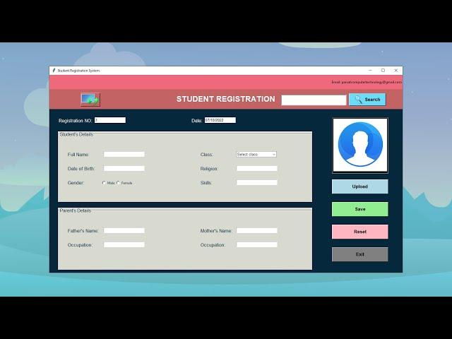 Student Registration System with Database Using Python | GUI Tkinter Project - Part 1