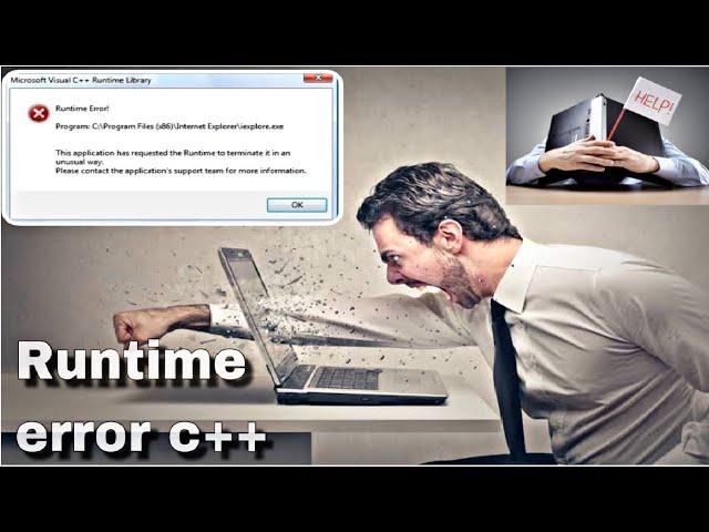 Runtime error c++ | microsoft visual c++ Library error