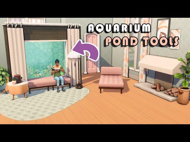 The Sims 4 Pond Tools Ideas |  Aquarium Build Tutorial #shorts #short