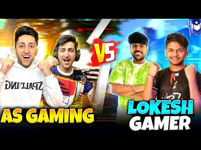 Lokesh Gamer Challenged Me And My Brother For 2 Vs 2 | 1 Lakh Diamond  Challenge- Garena Free Fire