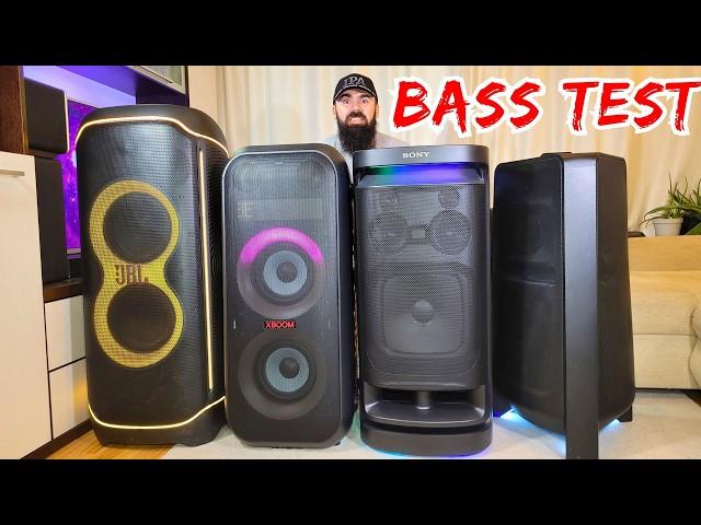 I Tested 4 Popular Party Speakers for BASS and Got SHOCKING Results