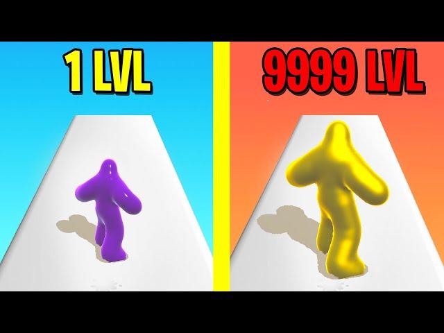 Blob Runner 3D ALL LEVELS! NEW GAME Blob Runner 3D WORLD RECORD!