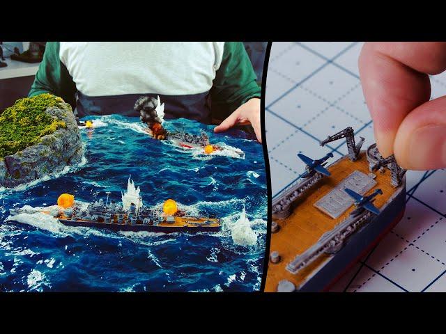 [World of Warships Blitz] / Building Super Realistic Ocean Diorama