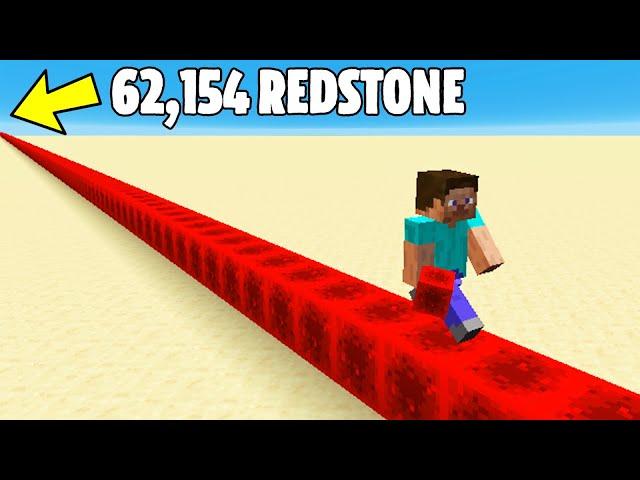 Placing 62,154 Redstone to Break a Minecraft Record