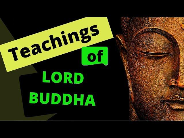 TEACHINGS OF BUDDHA| HISTORY| CBSE| ICSE | Career Explanations