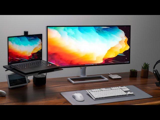 Ultimate Desk Setup 2022 ft. Lenovo Yoga Slim 7 Pro X!