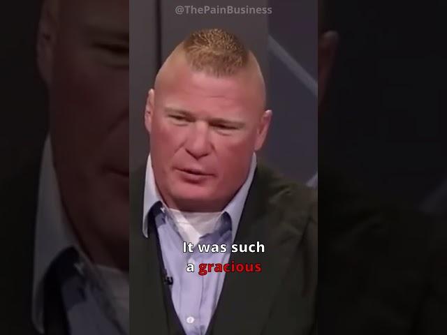 Brock Lesnar On Meeting Muhammad Ali