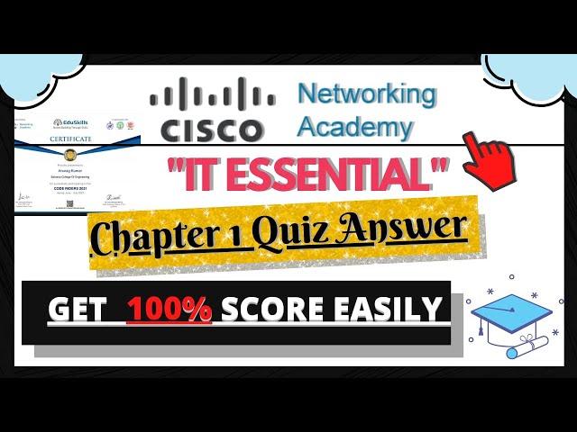 IT Essential Chapter 1 Quiz Answer | Chapter 1 IT Essential | CISCO | Electric Abhi | iamsaurabh9876