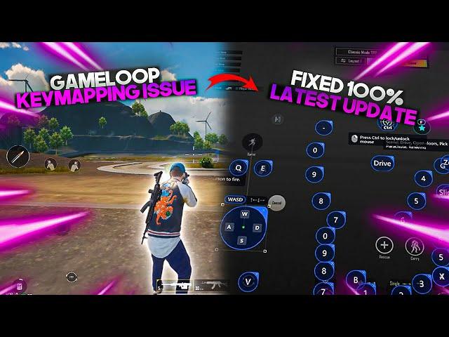 GAMELOOP KEYMAPPINGISSUE FIXED 2023️WHILE APPLYIING IPAD RESOLUTIONPUBG MOBILE | MAC FURY YT