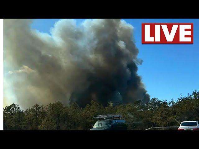 LIVE  Westhampton Fire Department Provides Update on Brush Fires on Long Island