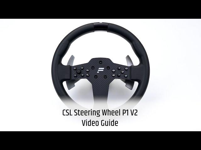 CSL Steering Wheel P1 V2 Video Guide