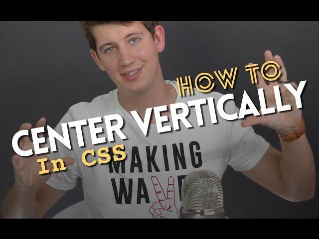 How To Vertically Align in CSS [Beginner]