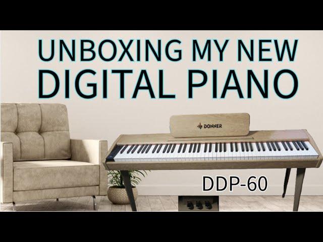 Unboxing my new digital piano Donner DDP-60 1st impressions