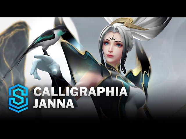 Calligraphia Janna Wild Rift Skin Spotlight