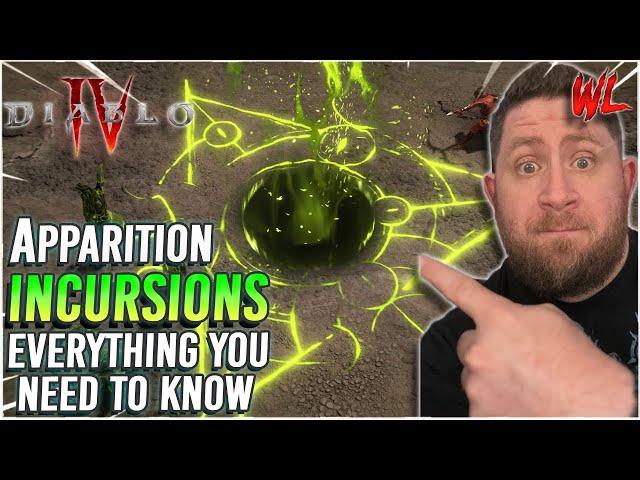 Diablo 4 Season 8 PTR Apparitions Incursions Explained!