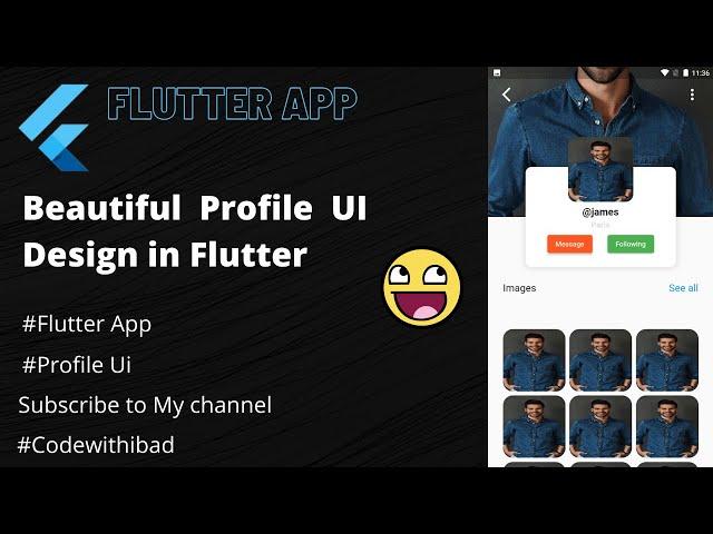 User Profile Page UI in Flutter  [2022]