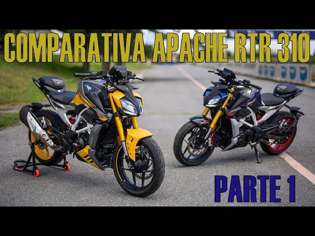 APACHE RTR 310 VS Z400 VS KTM 390 DUKE V3 VS MT 03 VS 450 NK COMPARATIVA DE FICHAS TECNICAS