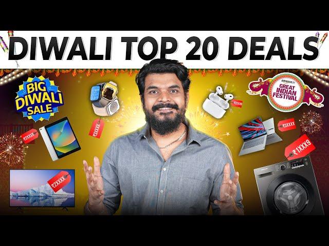 Top 20 Deals Ft. Flipkart Big Diwali Sale & Amazon Great India festival Diwali Special