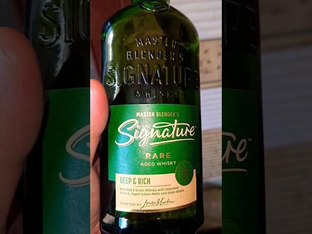 Signature Rare Aged Whiskey #signature #whiskey #alcohol #newyear2025 #party #daruparty