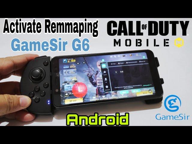 Setting & Remapping GameSir G6 - Call Of Duty Mobile