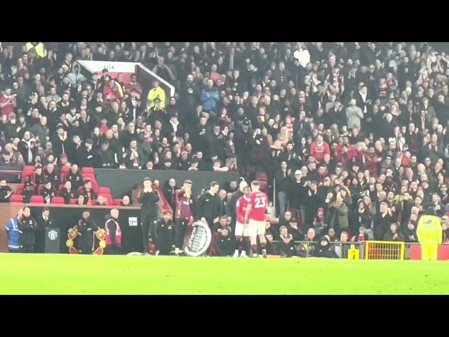 Malacia For Shaw Substitution | Man United vs Brentford | 5/4/23