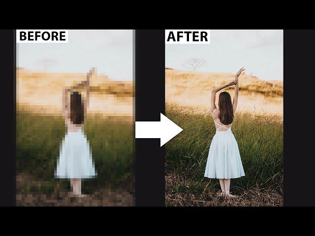 How to Upscale the Image with AI in Photoshop