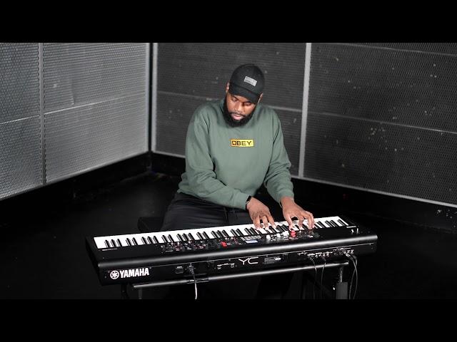 Yamaha YC88 Digital Stage Keyboard with Drawbars - Strings | Gear4music