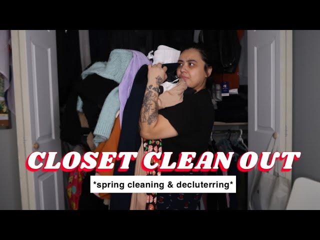 CLOSET CLEANOUT SPRING CLEANING | PART 1