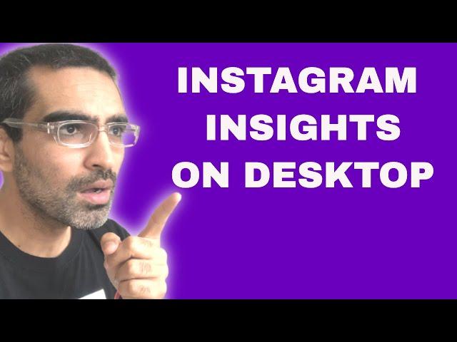 NEW: View Instagram Insights On Desktop