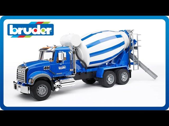 Bruder Toys MACK Granite Cement Mixer #02814