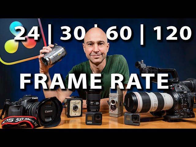 Demystifying FRAME RATES in DaVinci Resolve VS in Camera | Beginners Guide to Frame Rates