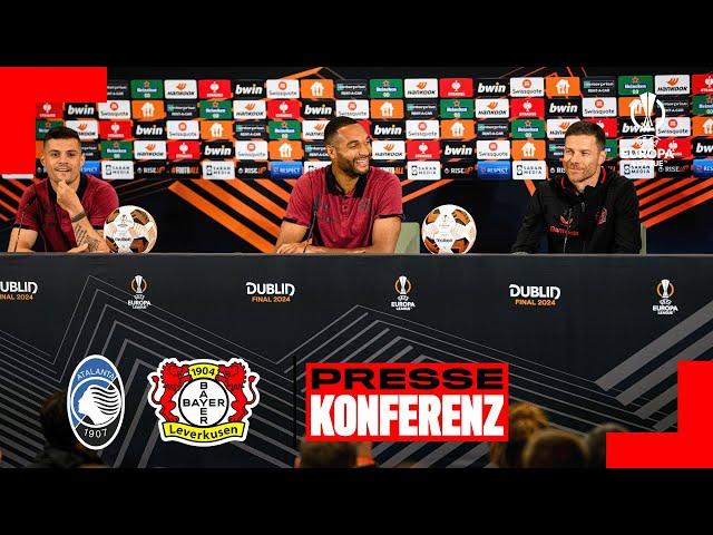 Pressekonferenz vor dem Europa League Finale | mit Xabi Alonso, Granit Xhaka und Jonathan Tah