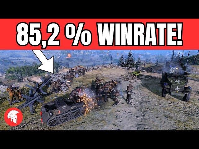 85,2% WINRATE PRO PLAYER! - 4vs4 - US Forces - Company of Heroes 3