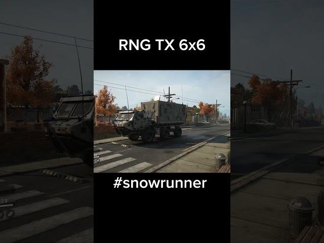 RNG TX 6x6 is one of the best scouts from modifications in #snowrunner #game #trucksimulator #truck